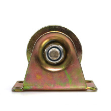 2.5 inch H type colorful steel pulley casters